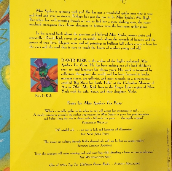 Miss Spider's 1995 Wedding Book David Kirk - Picture 7 of 9